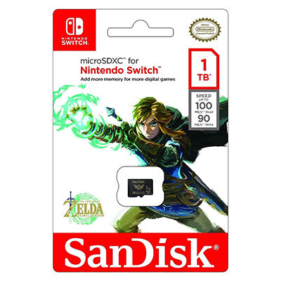 1tb MicroSDXC Nintendo switch official LOZ tears