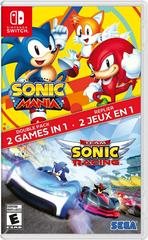 Sonic Mania + Team Sonic Racing Double Pack - (CIB) (Nintendo Switch)