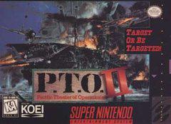 P.T.O. II - (Loose) (Super Nintendo)