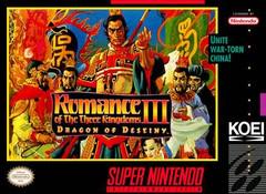 Romance of the Three Kingdoms III Dragon of Destiny | (Cart Only) (Super Nintendo)