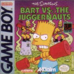 The Simpsons Bart vs the Juggernauts - (Loose) (GameBoy)