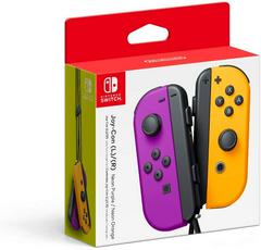 Joy-Con Neon Purple & Neon Orange | (New) (Nintendo Switch)