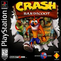Crash Bandicoot [Black Label] - (CIB) (Playstation)