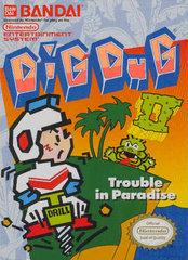 Dig Dug II: Trouble in Paradise - (Loose) (NES)