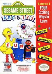 Sesame Street ABC and 123 - (Loose) (NES)