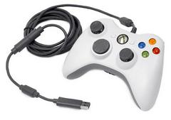 White Xbox 360 Wired Controller | (Loose) (Xbox 360)