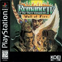 Romance of the Three Kingdoms IV Wall of Fire | (Complete) (Playstation)