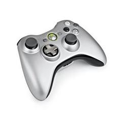 Silver Xbox 360 Wireless Controller | (CIB) (Xbox 360)