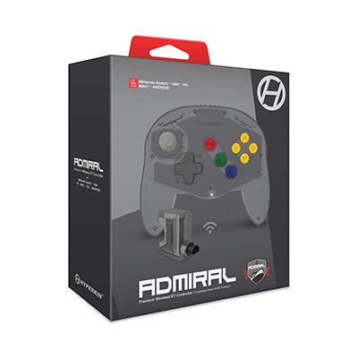 Hyperkin Admiral Wireless BT Controller Gray for N6/PC/Mac/Switch/Switch lite