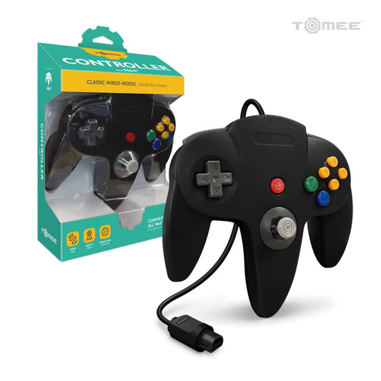 Tomee Controller For N64 - (Black) - (Wired)