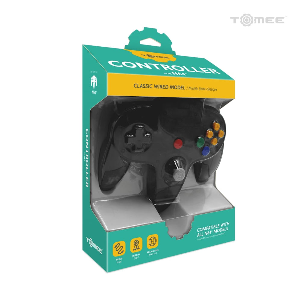 Tomee Controller For N64® (Black)