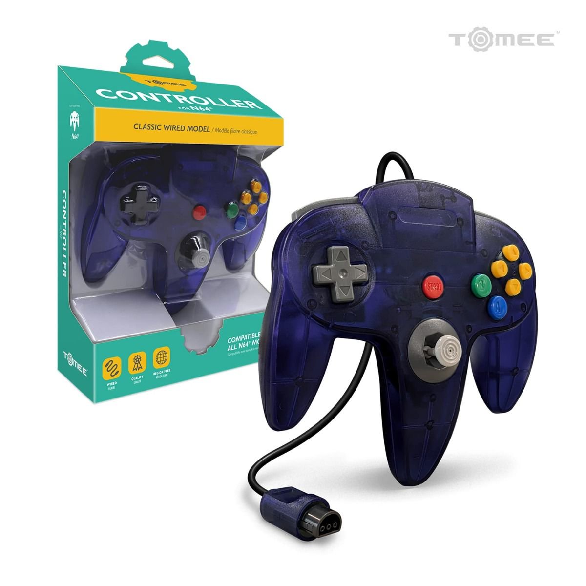 Tomee Controller For N64® (Grape)