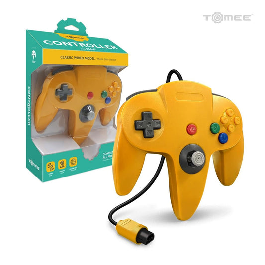 Tomee Controller For N64® (Yellow)